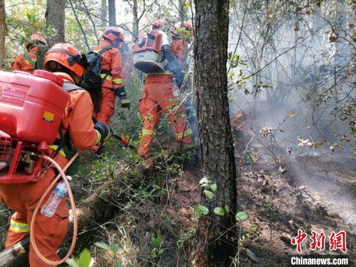 云南安宁森林火灾东南线基本控制 东北线复燃